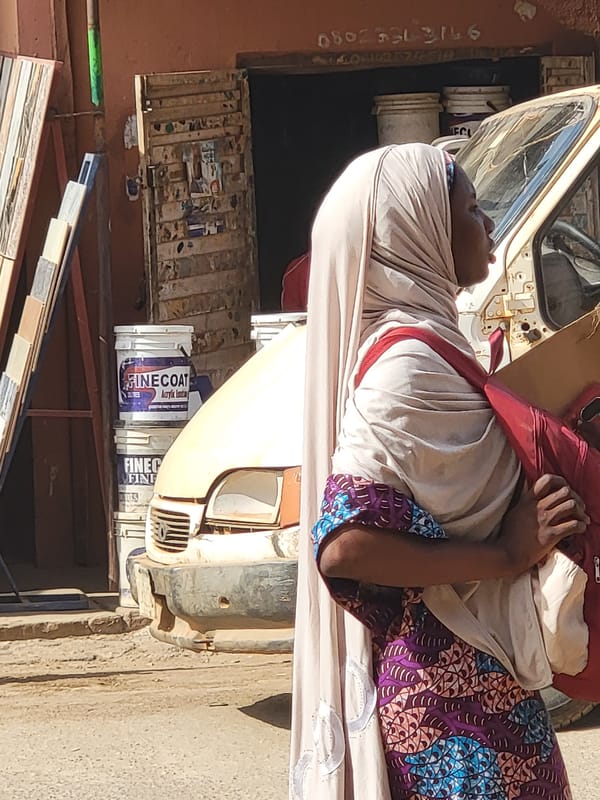 Morning market activity documented in Maiburiji Nigeria commercial district