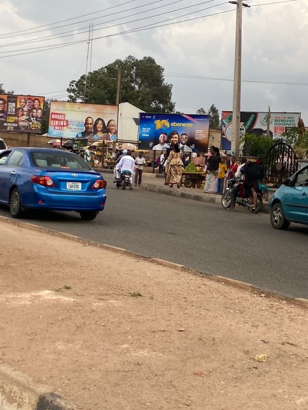 Ordinary street life documented in Gura Top, Nigeria