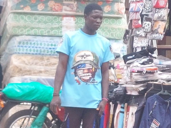Outdoor street market activity documented across 42-minute timespan
