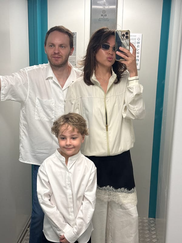 Three People Take Elevator Selfie in Krasnoyarsk