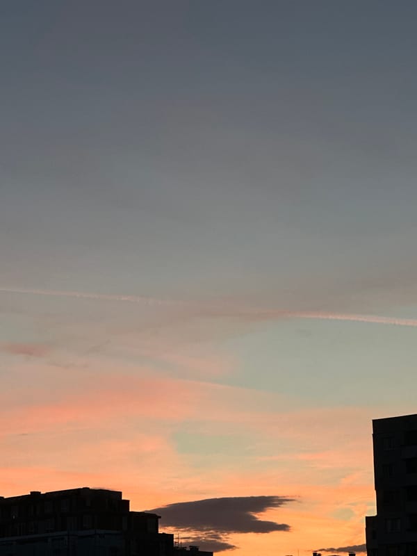 Sofia residents observe routine sunset across Bulgarian capital