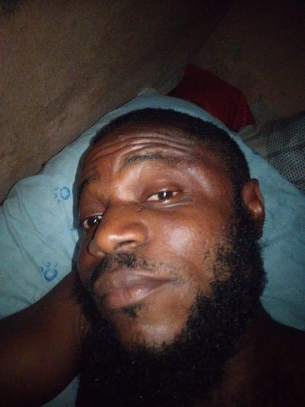 Man photographed resting on pillow in Ajaokuta, Nigeria