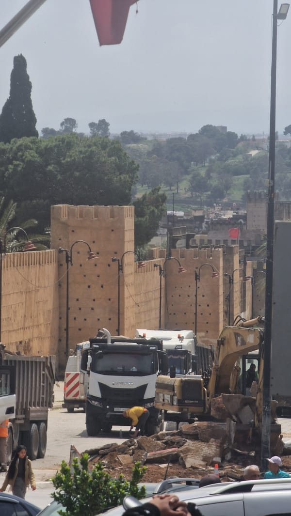 Morning scenes captured across historic Fez, Morocco show daily life