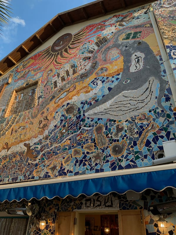 Afternoon scenes captured across Tel Aviv-Jaffa dining and cultural spots