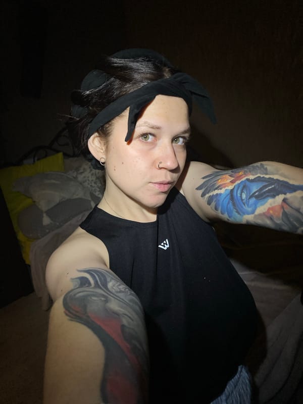 Person Takes Multiple Selfies in Chaikovsky, Russia