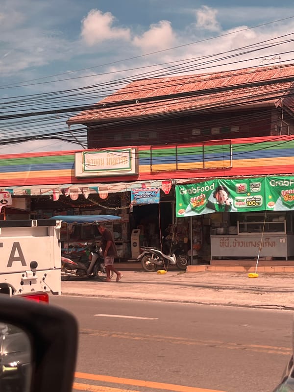 Early morning street scenes documented in Chalong, Thailand