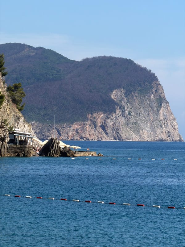 Summer beach day draws crowds to Montenegro coast