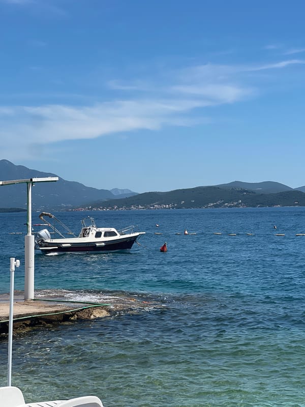 Peaceful coastal moments captured in Baošići, Montenegro