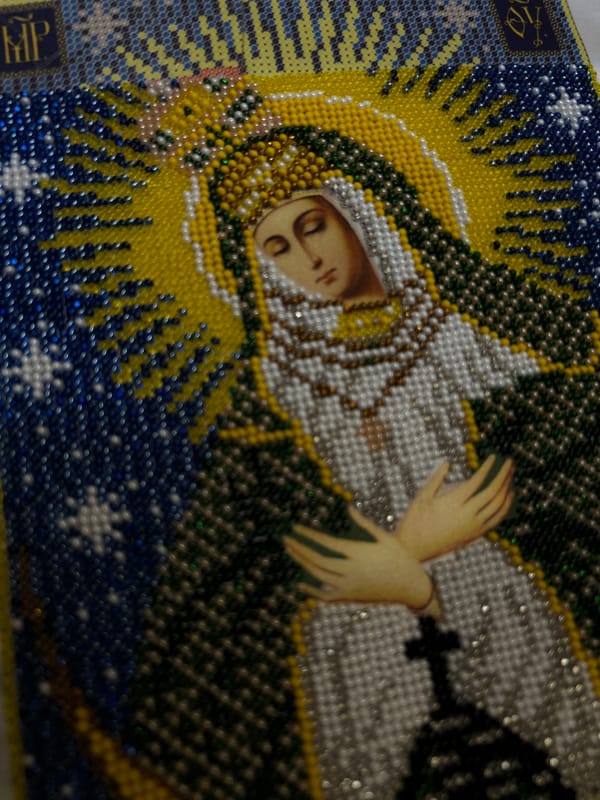 Cape Coral resident documents Virgin Mary beadwork art project