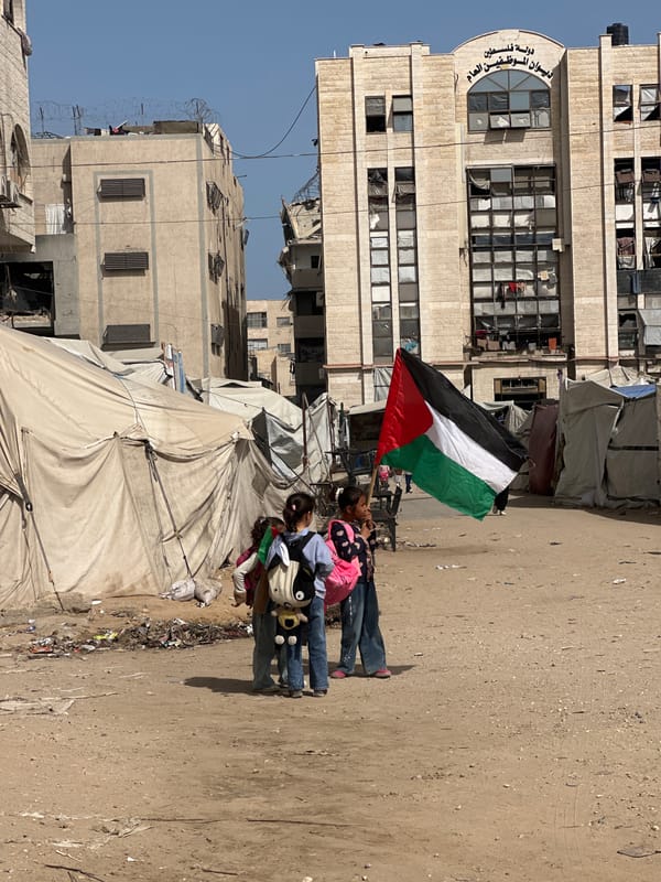 Gaza residents navigate daily life amid camps and damaged buildings