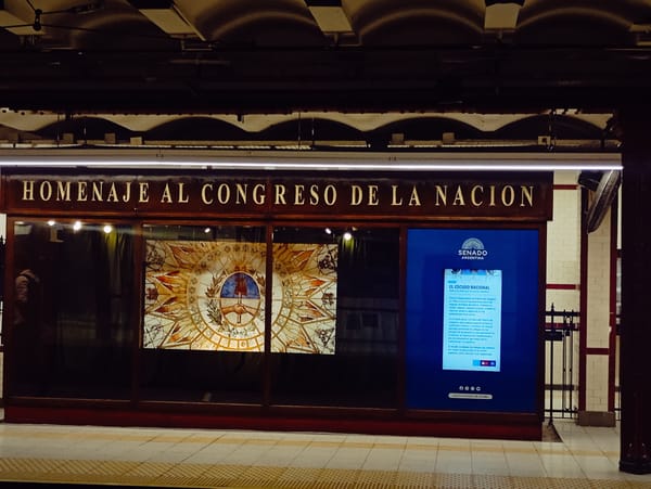 Buenos Aires evening documented through subway, streets, and pets