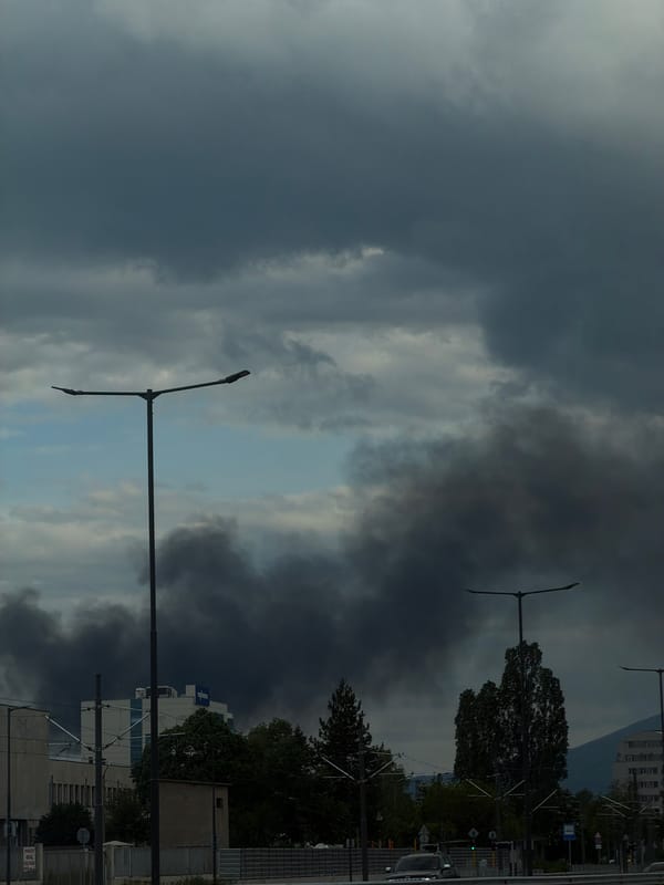 Storm clouds gather over Sofia streets
