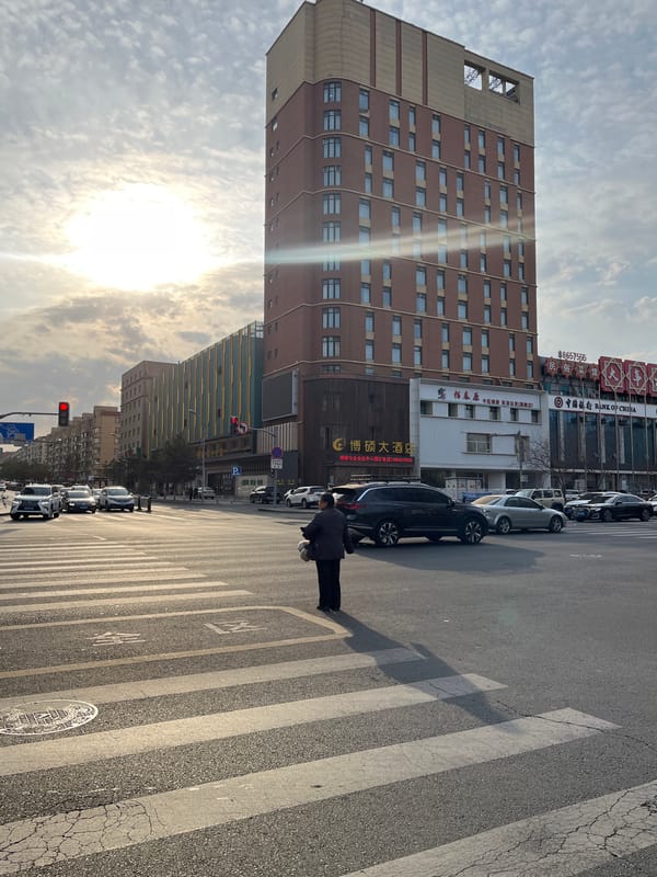 Evening street scenes captured across Changchun City, China