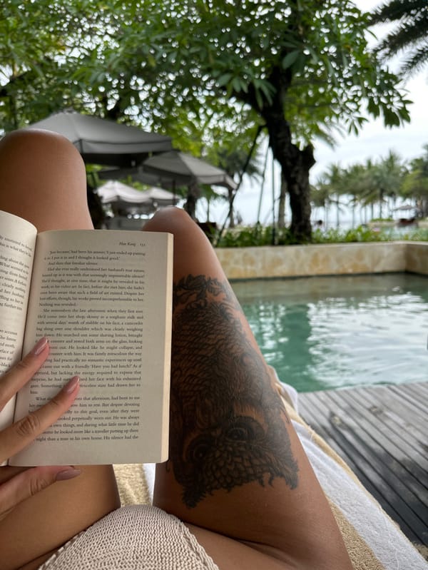Tourist documents luxury resort experience in Nusa Dua, Bali