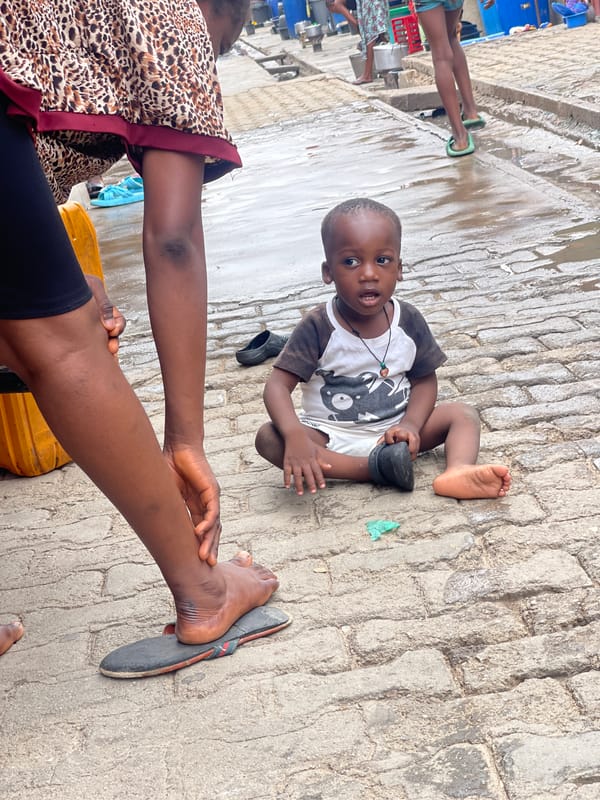 Morning routines captured in Nyanya, Nigeria residential area
