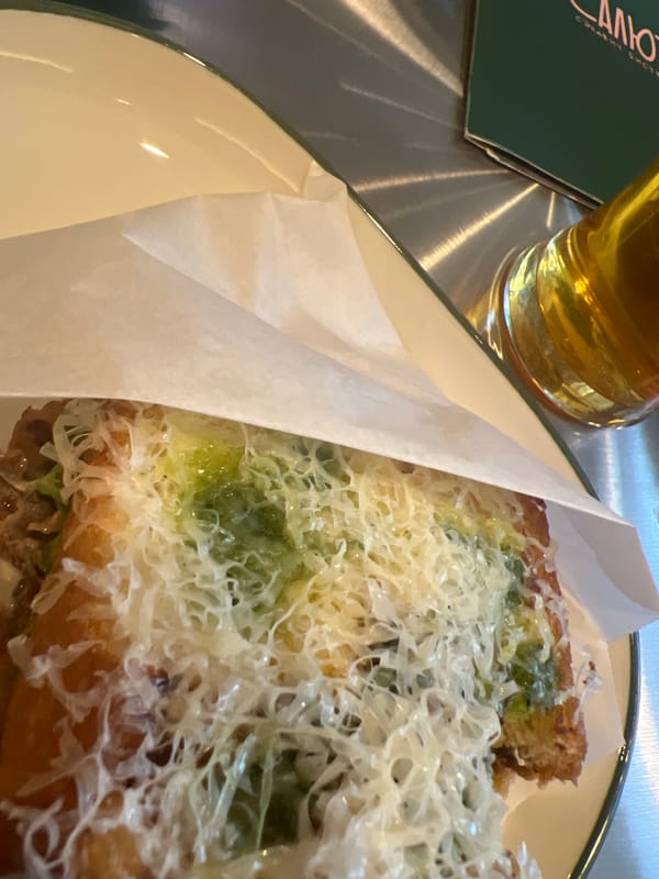Savory bites and a stew bowl at a Krasnoyarsk spot