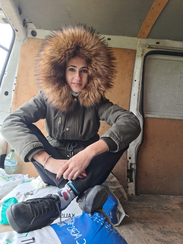 Person spotted in van wearing winter clothing in Negovan