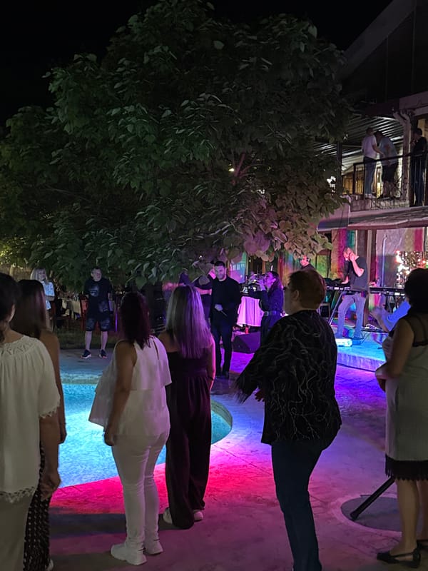 Poolside party draws dozens to outdoor venue in Sredets