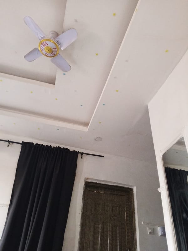 Decorated room interior documented in Baganakwo, Nigeria