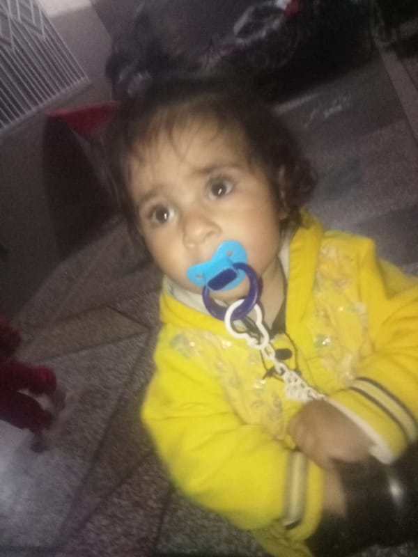 Child with pacifier and Barbie backpack spotted in Pakistan