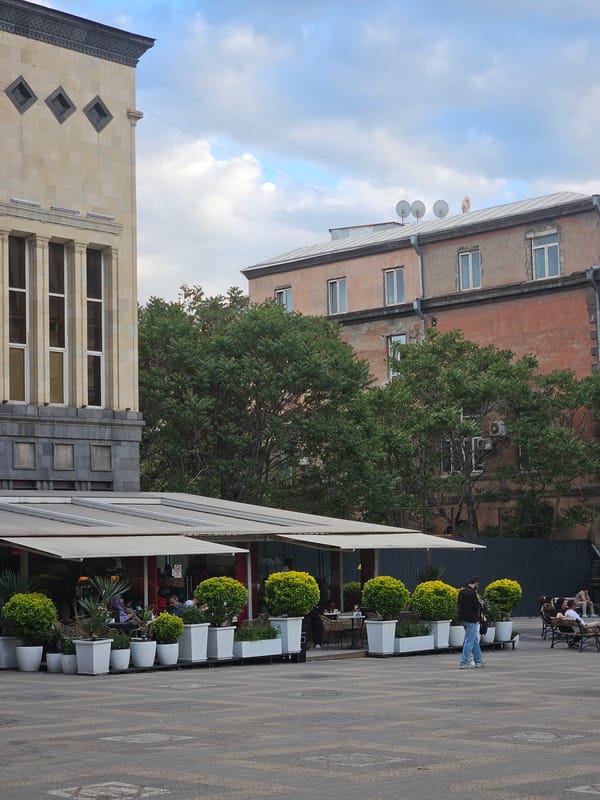 Street architecture documented in Yerevan, Armenia