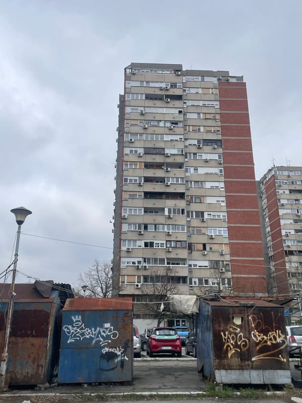 Residential building documented in Belgrade, Serbia