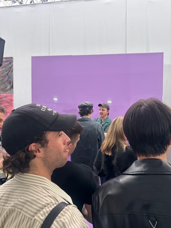 Social gathering held at Milan exhibition hall