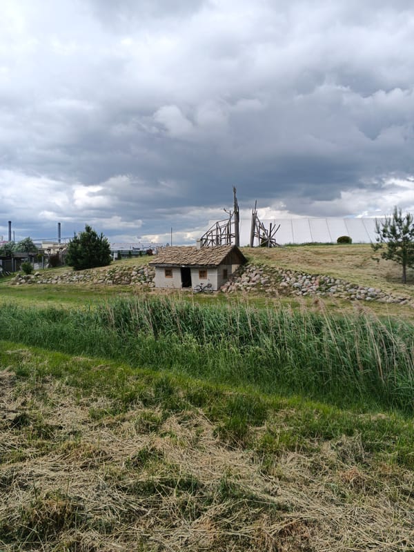 Rural folk park visit documented in Belarus countryside