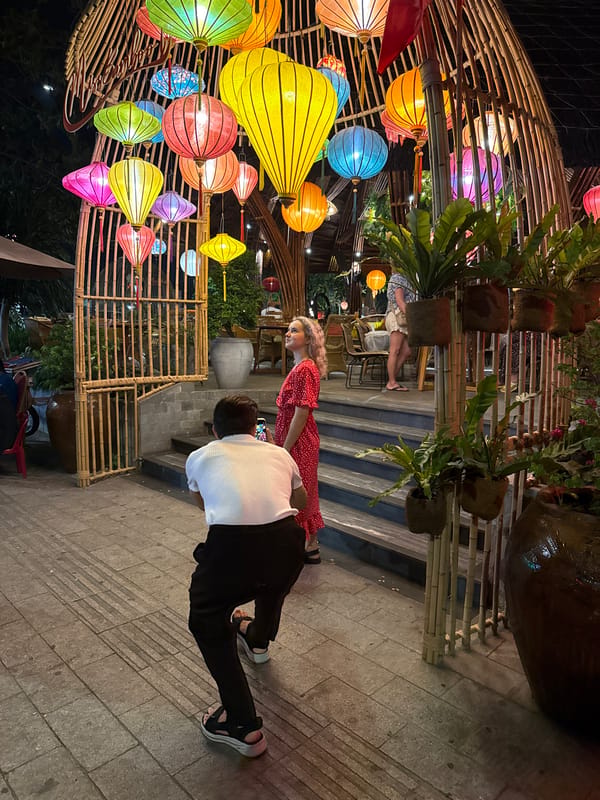 Evening lantern festival draws crowds in Nha Trang, Vietnam