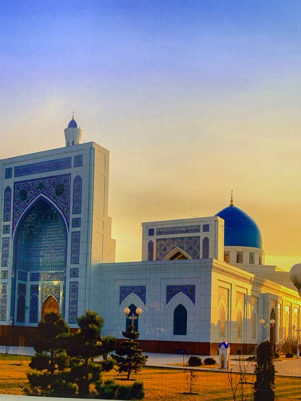 Tashkent landmarks documented in early morning architectural survey