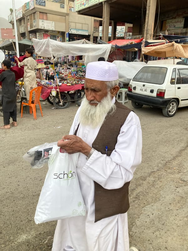 Everyday street scenes documented in Quetta City market area