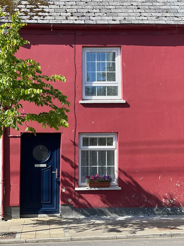 Mountcharles village street, pubs, landmarks, and summer detail