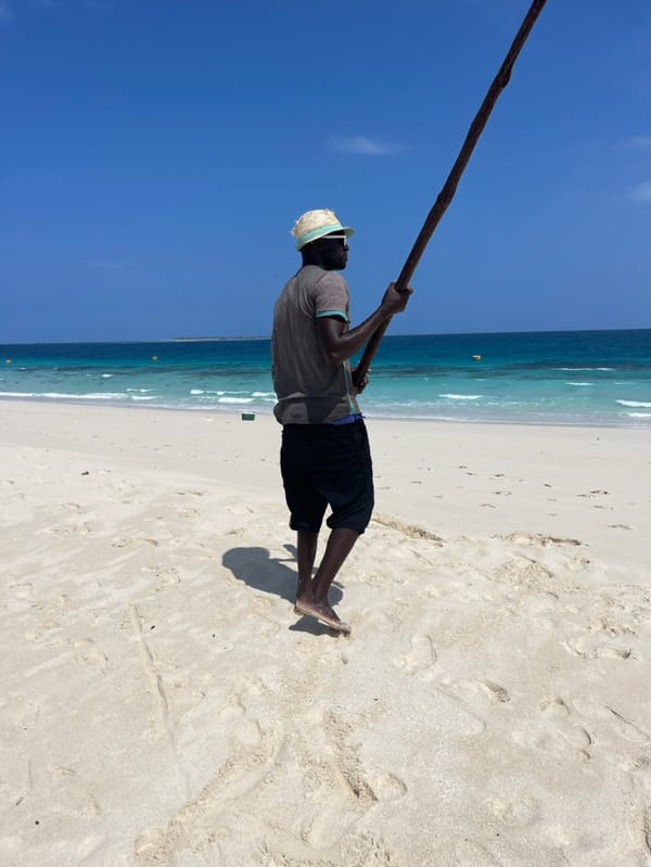 Beach photography session captured on Zanzibar shores