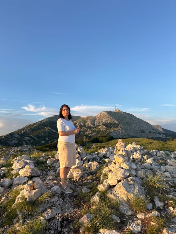 Sunset hiking and sightseeing documented at Mount Kuk, Montenegro
