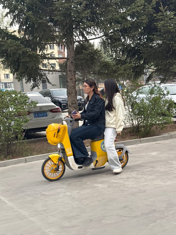 Campus life captured in Zhongtun: scooters, street food, students