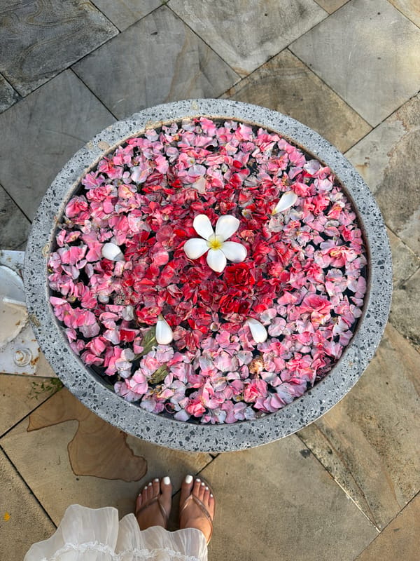 Morning resort experience documented in Kuta, Indonesia luxury hotel