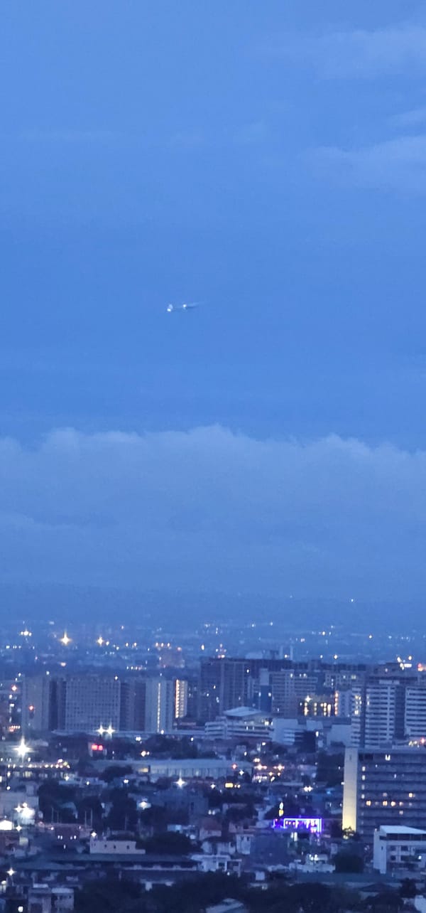 Makati skyline and highways from dusk to night, multiple angles