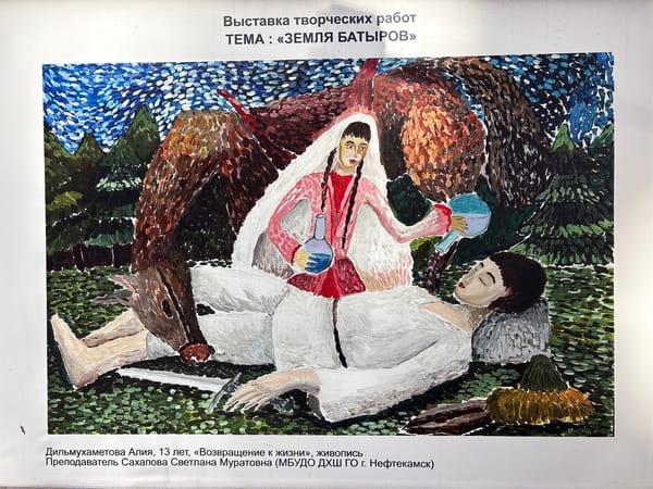 Community gathers at Neftekamsk playground during morning activities