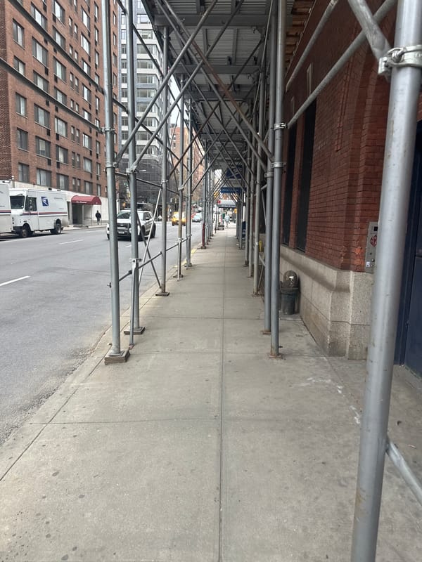 Manhattan street scenes documented across multiple blocks