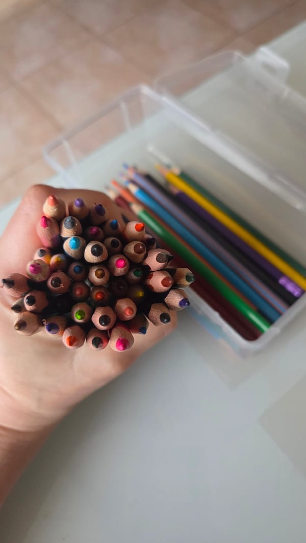 Art supplies and study materials documented in Chaikovsky home