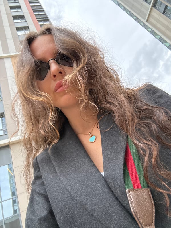 Selfie-documented morning around Moscow, drinks in hand