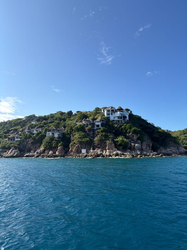 Coastal scene captured at Ko Tao, Thailand morning