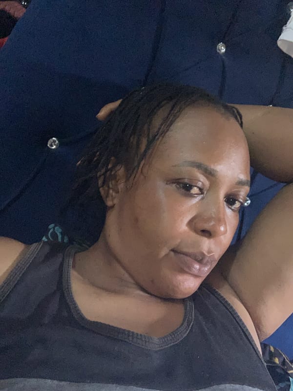 Quiet morning rest at home in Sabon Tasha, Nigeria