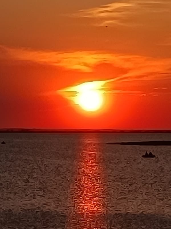 Sunset and evening life documented in Kokshetau, Kazakhstan