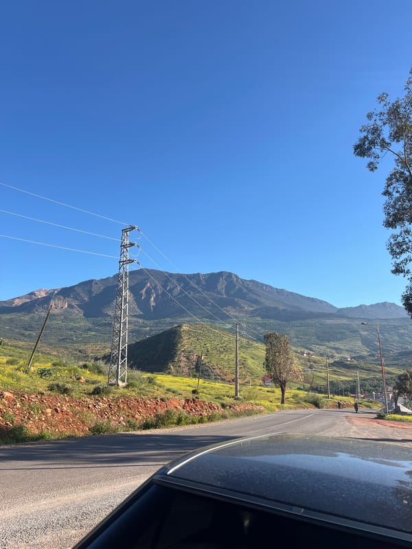 Morning scenes captured along Ouaouizert roads and landscapes