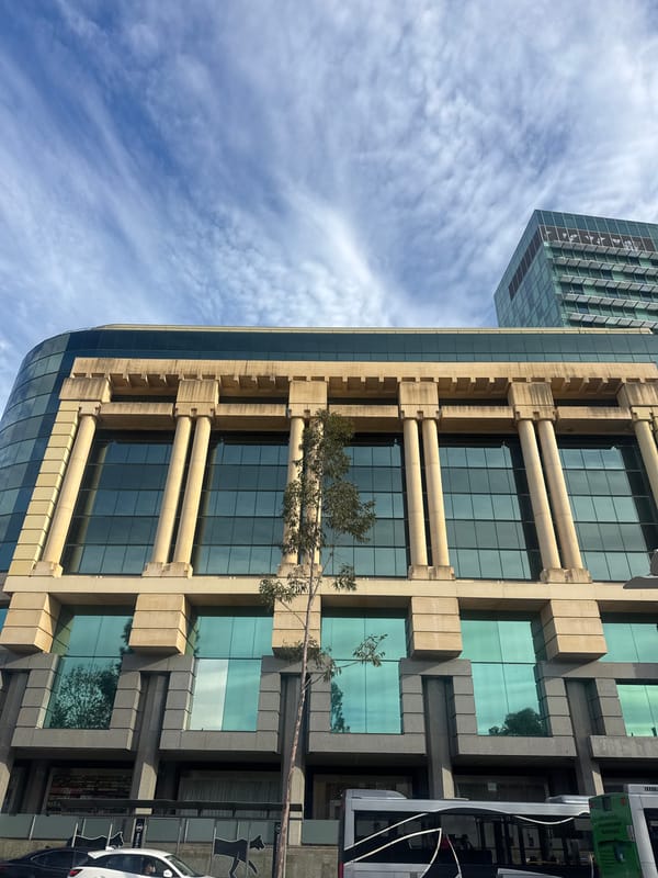 Morning architectural documentation captures central Perth streetscape and buildings