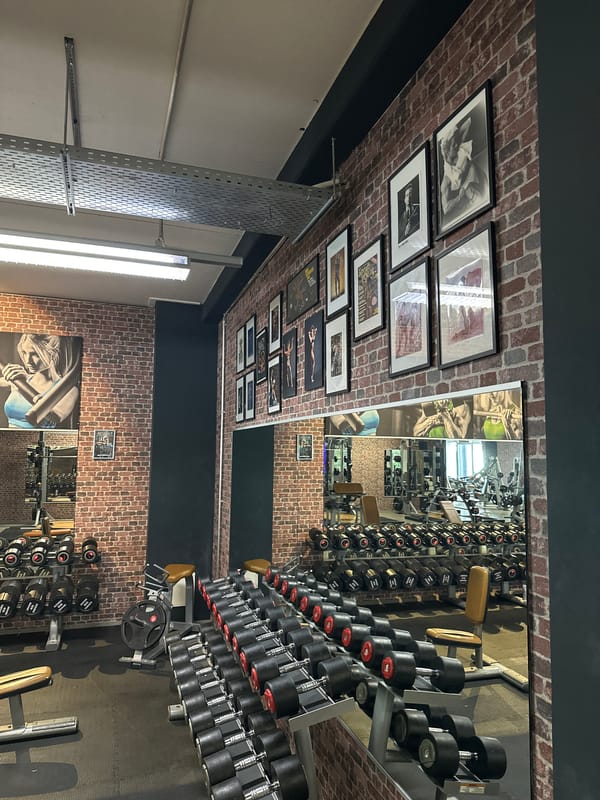 Gym interior documented in Brunnthal, Germany
