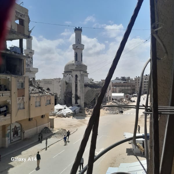 Daily life continues in war-damaged Khan Yunis neighborhoods