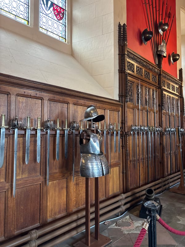 Tourist documents Scottish royal exhibits at Edinburgh Castle