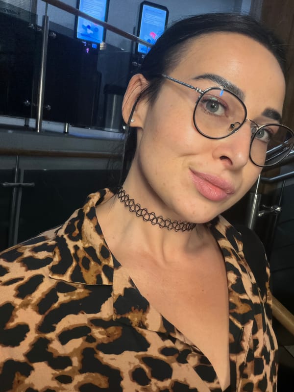 Woman takes selfies indoors in Saint Petersburg